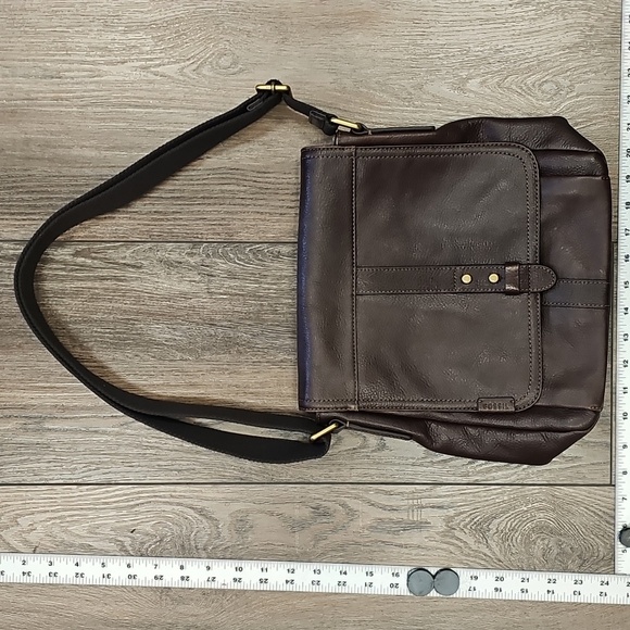 Brown, Leather, Men's, Bag, Women's, Festival, Office, Casual, Travel, Holiday - Picture 1 of 12